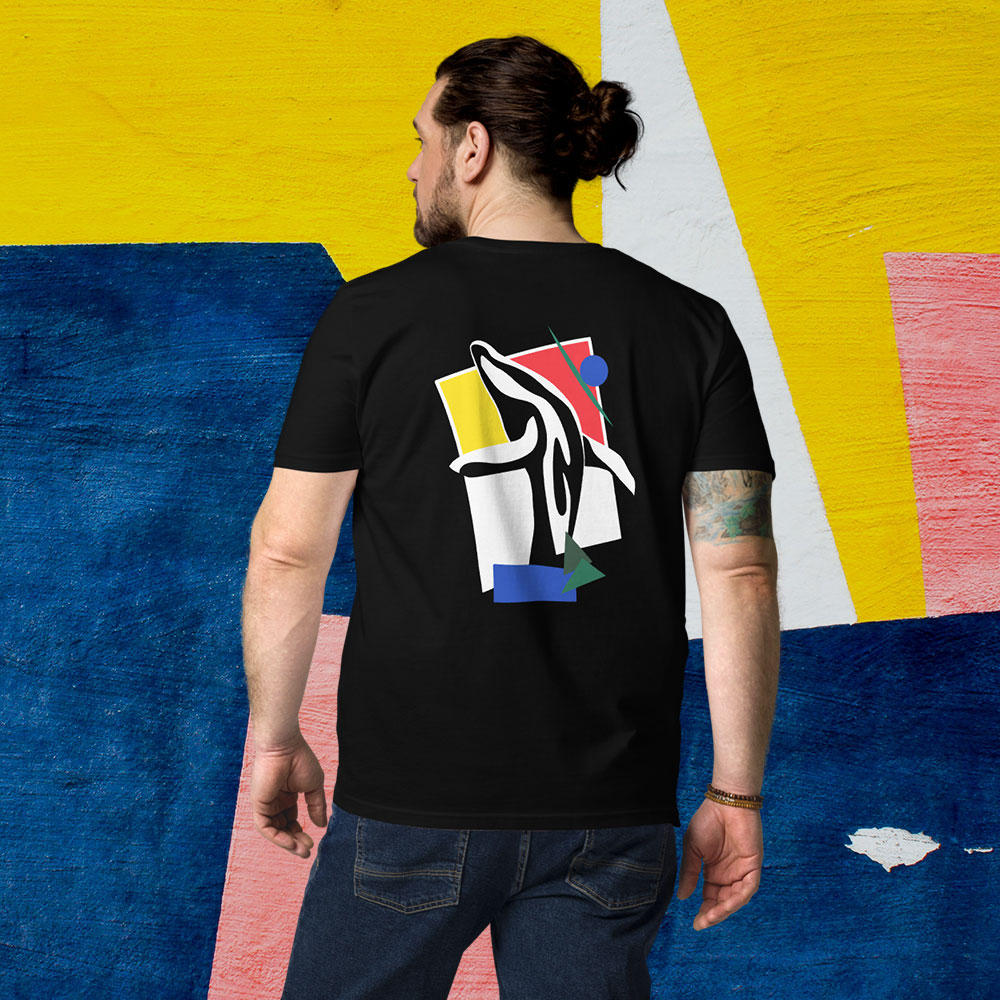 "Breaking Free" - T-Shirt - Unisex - Navy / Black
