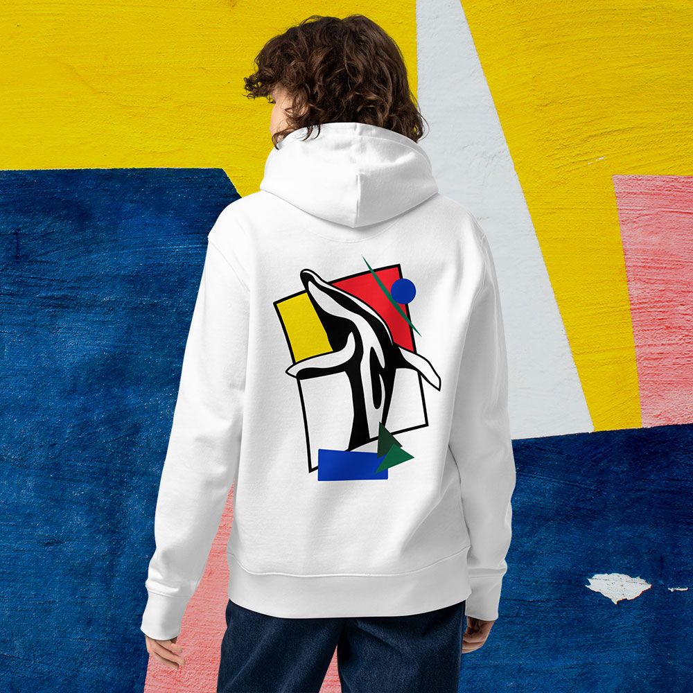 "Breaking Free" - Eco Hoodie - Unisex - White