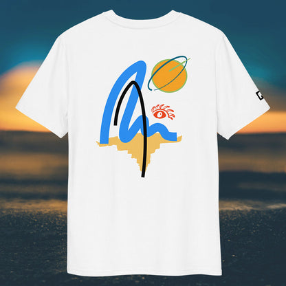 "Surf God" - T-Shirt - Unisex - White