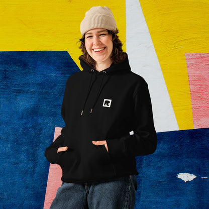 "Breaking Free" - Eco Hoodie - Unisex - Navy/Black