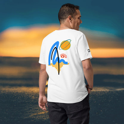 "Surf God" - T-Shirt - Unisex - White