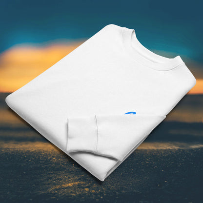 "Surf God" - Eco Sweatshirt - Unisex - White