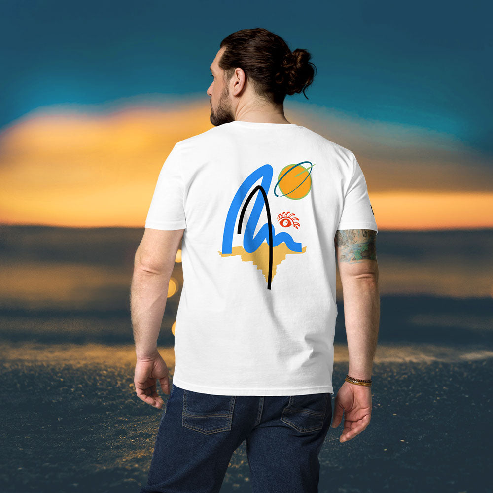 "Surf God" - T-Shirt - Unisex - White